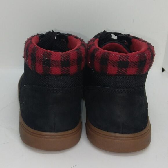 Timberland "Groveton" Mens Pre-owned Black Leather Chukka Boots - sz. 9 1/2M - Picture 4 of 6